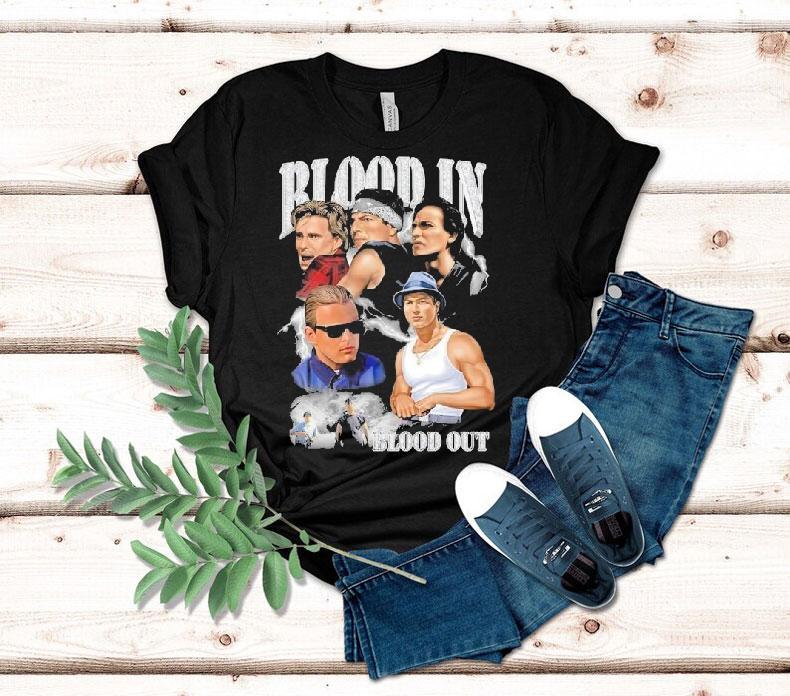 Blood In Blood Out gangsta style diamond design tshirt 4 Blood In Blood Out Gangsta Style Diamond Design T Tshirt