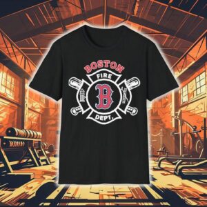 Boston Firefighters Honor Red Sox With Special Tshirt