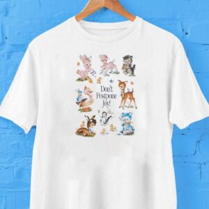 Celebrate happiness with cute animal designs tshirt