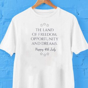 Celebrate Independence Day With Pride In This Freedom Inspired Tshirt