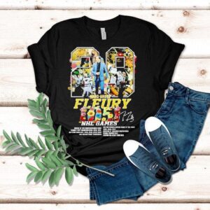 Celebrating Marc Andre Fleurys 1151 NHL game milestones with this stylish tshirt