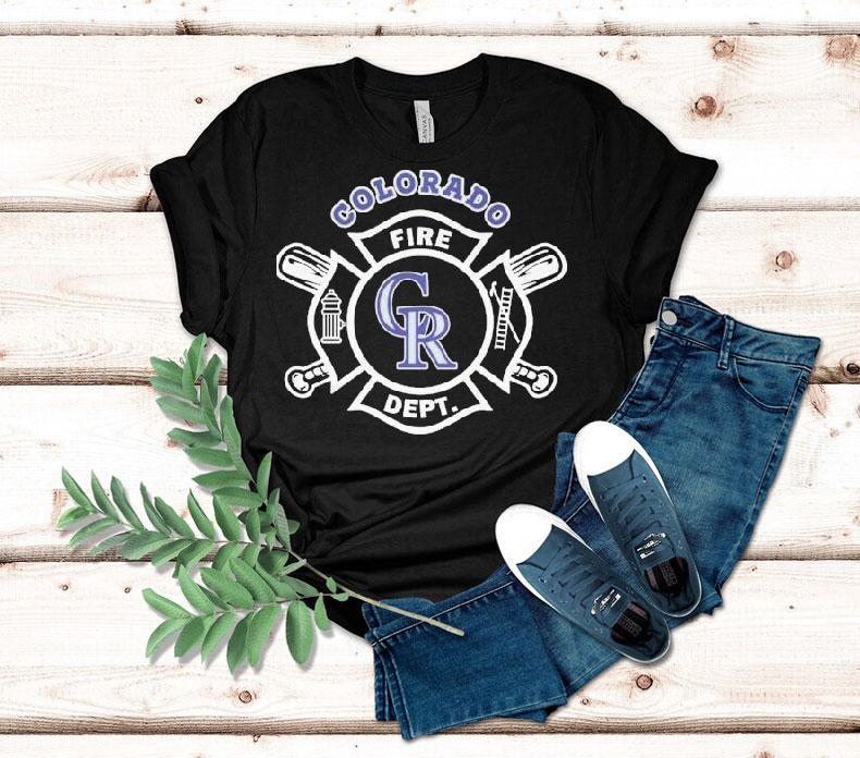 Colorado Rockies Fire Department Crew T-Shirt 4 Colorado Rockies Fire Department Crew Tshirt