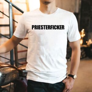 Controversial priest themed design tshirt