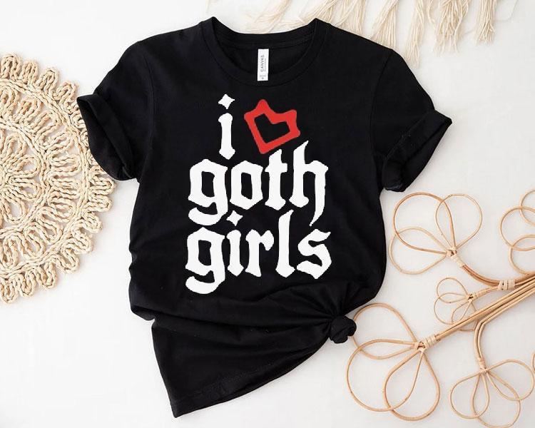 Cool Gothic Girl Design Tshirt 4 Cool Gothic Girl Design T Tshirt