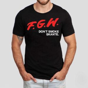 Crazy Foos Fgw Anti Smoking Design Tshirt