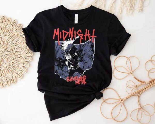 Dark Cleveland Band Design Tshirt