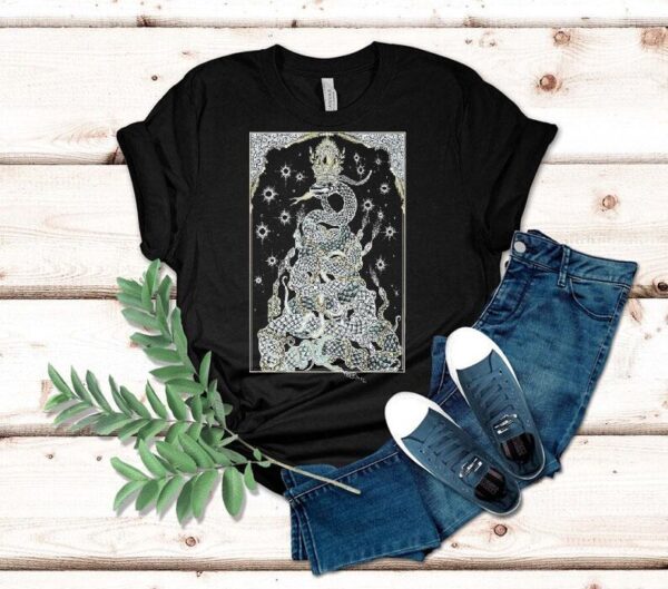 Dark metal band pallbearer den of vipers graphic tshirt