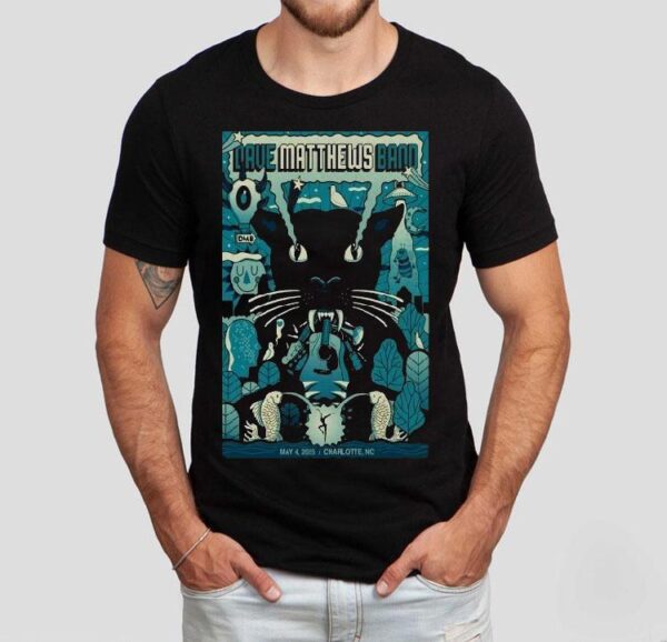 Dave Matthews Band live at First Ward Park Charlotte NC 2025 tshirt