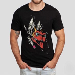 Dog Wings Design Rocks Download Festival 2023 Tshirt