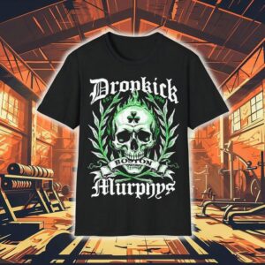 Dropkick Murphys announce 2025 tour with vintage Boston skull design t-shirt