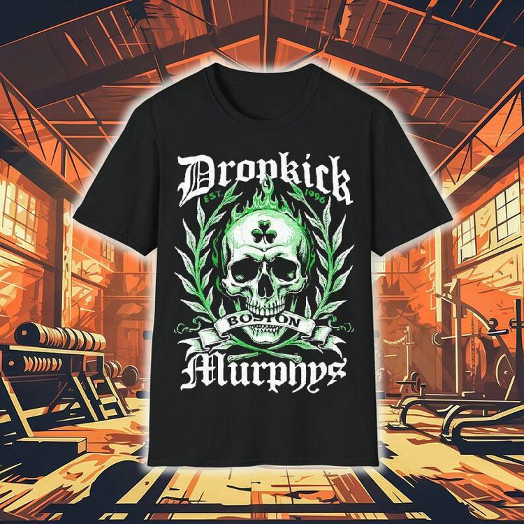 Dropkick Murphys announce 2025 tour with vintage Boston skull design t-shirt 4 Dropkick Murphys Announce Tour With Vintage Boston Skull Design Tshirt