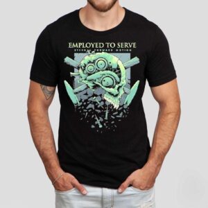 Eternal Forward Motion Skull Design On Trendy Tshirt