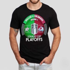 Exciting 2025 NHL playoff showdown between Dallas and Colorado t-shirt