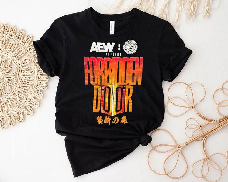 Exclusive crossover design from AEW and NJPW collaboration t-shirt 4 Exclusive Crossover Design From Aew And Njpw Collaboration Tshirt