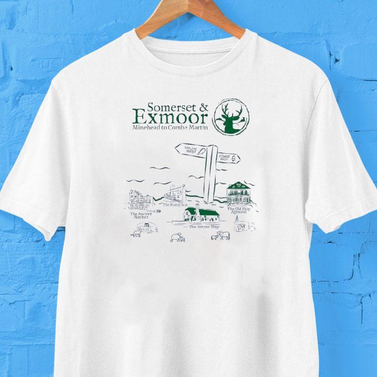 Explore Somerset Exmoor From Minehead To Combe Martin Tshirt 2 Explore Somerset Exmoor From Minehead To Combe Martin T Tshirt