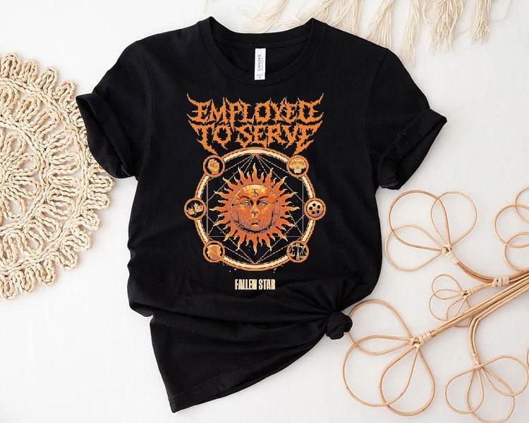Fallen Star Sun Design On Trendy T-shirt 4 Fallen Star Sun Design On Trendy Tshirt