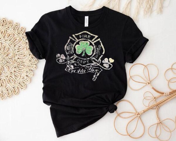 Fire Department Flame Design T-Shirt