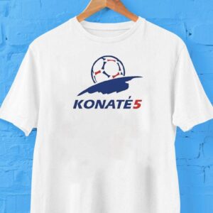 Get the stylish Konate 5 football jersey t-shirt