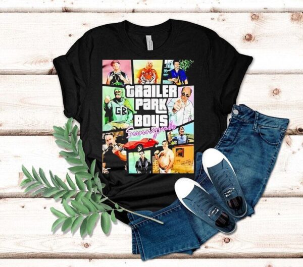 Grand Theft Auto inspired trailer park boys tshirt