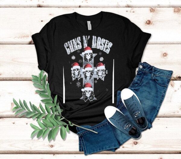 Guns N Roses holiday themed appetite destruction t-shirt