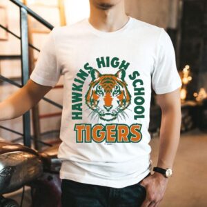 Hawkins Tigers vintage design from Stranger Things t-shirt