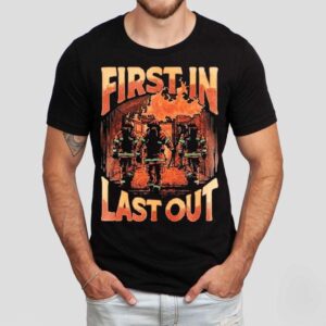 Heroic Firefighter First Responder T Tshirt