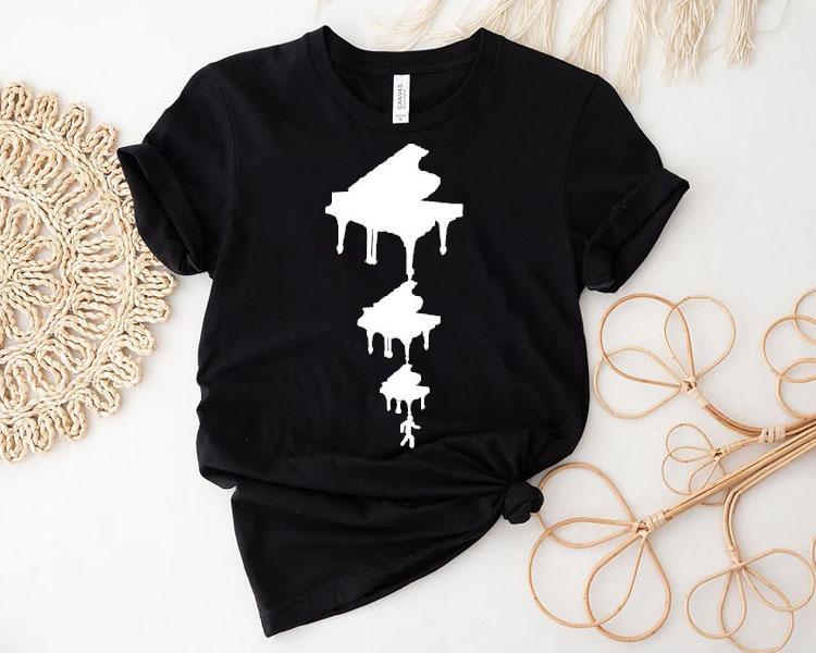 Jim Joe triple piano design tshirt 4 Jim Joe Triple Piano Design T Tshirt