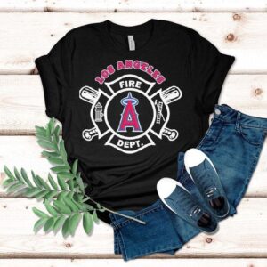 LA Angels Fire Department Crew Honors Heroes With Custom Tshirt