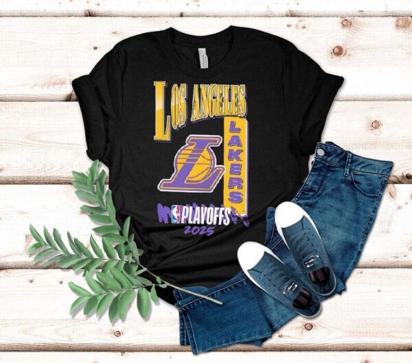 Lakers 2025 playoff excitement with this cool tshirt