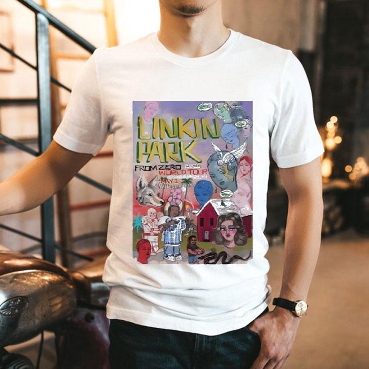 Linkin Park 2025 concert at Van Andel Arena with exclusive Sofia Enriquez art t-shirt 2 Linkin Park Concert At Van Andel Arena With Exclusive Sofia Enriquez Art Tshirt