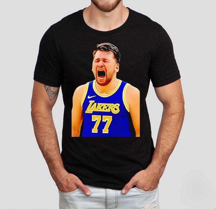 Luka Doncic emotional moment tshirt 4 Luka Doncic Emotional Moment T Tshirt