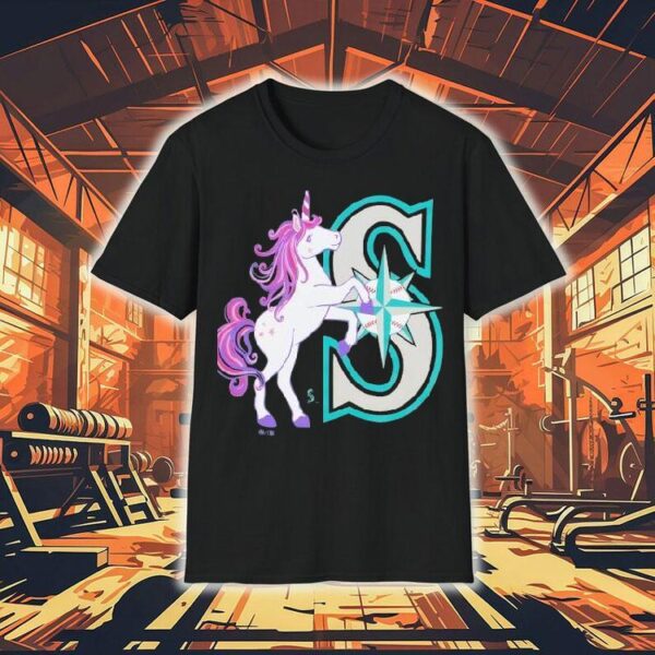 Magical Seattle Baseball Unicorn Tshirt