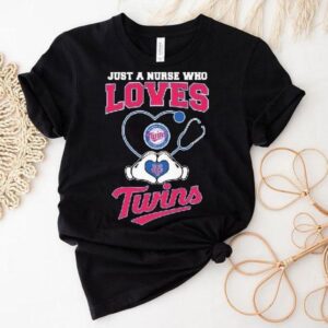 Minnesota Twins Fan Shows Team Spirit With Heart Hands T-shirt