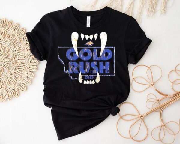 Montana Bobcats 2025 Gold Rush Edition Tshirt