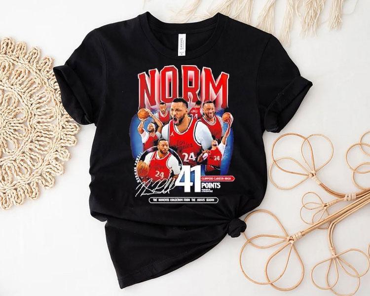 Norman Powell scores 41 in epic Clippers game tshirt 4 Norman Powell Scores In Epic Clippers Game T Tshirt