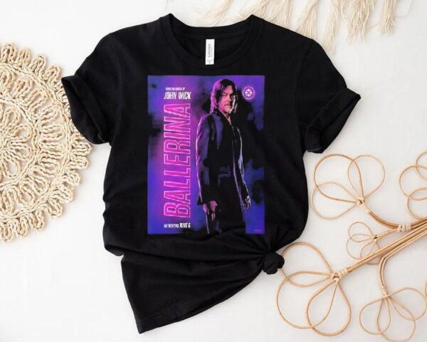 Norman Reedus leads action packed John Wick spin off Ballerina this June tshirt