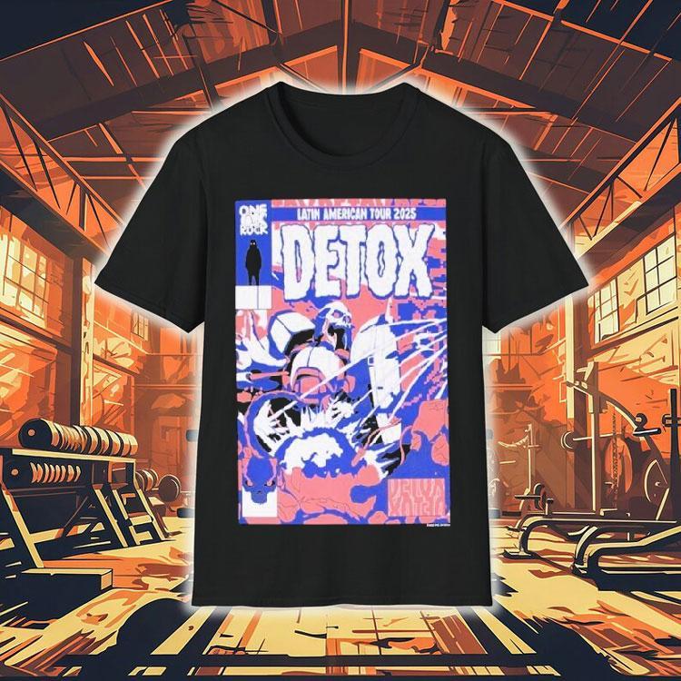 One Ok Rock 2025 Japan tour exclusive detox robot design t-shirt 4 One Ok Rock Japan Tour Exclusive Detox Robot Design Tshirt