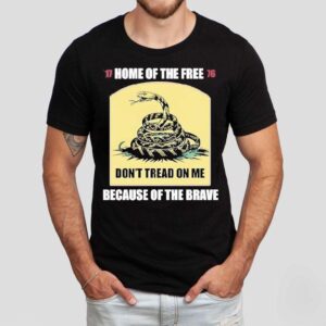 Patriotic 1776 freedom design with snake motif t-shirt
