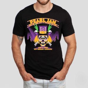 Pearl Jam 2025 tour dark matter performance at jazz fest t-shirt