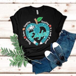 Philadelphia Eagles spread love and inspiration with heartfelt teaching apple t-shirt
