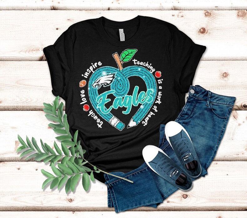 Philadelphia Eagles spread love and inspiration with heartfelt teaching apple t-shirt 4 Philadelphia Eagles Spread Love And Inspiration With Heartfelt Teaching Apple Tshirt