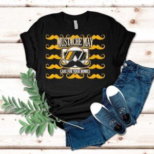 Pittsburgh Panthers Mustache Style Guide For Bros T-shirt
