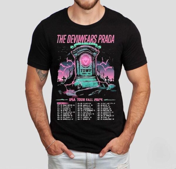 Prada Devil 2024 US Tour Dates Tshirt