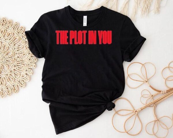 Red Logo Design From The Plot In You Band Tshirt