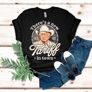 Rugged Outlaw Style Meets Modern Trade Policies Tshirt