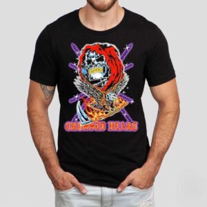 Ruthless design with crossed heart motif tshirt
