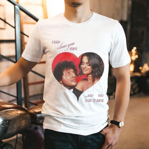 Selena Gomez recalls sweet love confession in romantic heart tshirt