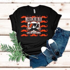 Show your Giants pride with this cool mustache design t-shirt