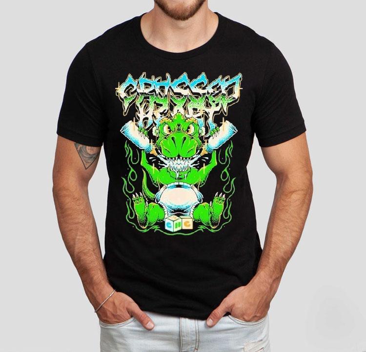 Small But Fierce Crossed Heart Design Tshirt 4 Small But Fierce Crossed Heart Design T Tshirt