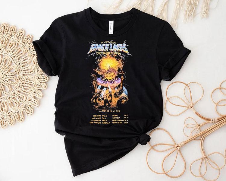 Space Laces 1987 Global Adventure Story T-shirt 4 Space Laces Global Adventure Story Tshirt
